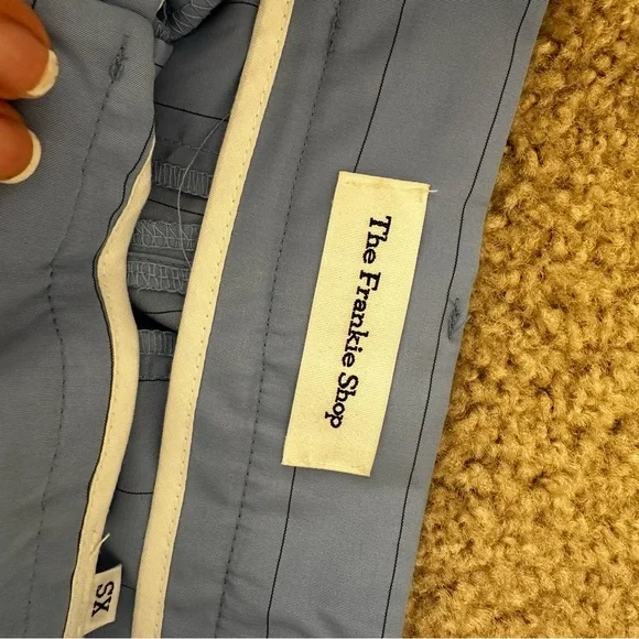 The Frankie ShopBea Fluid Stripe Suit Pants – Powder Blue size XSmall